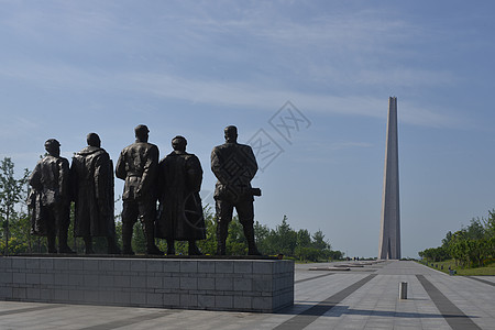 合肥巢湖边的渡江战役纪念馆高清图片