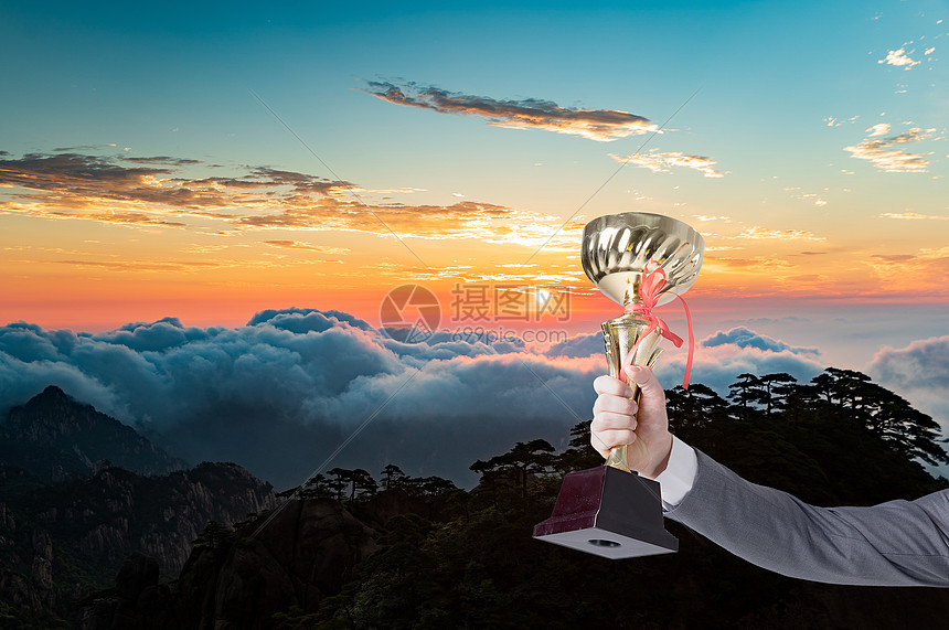 胜利的奖杯图片素材-正版创意图片500692734-摄图网
