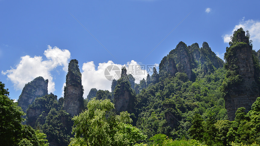 张家界十里画廊风景照片图片