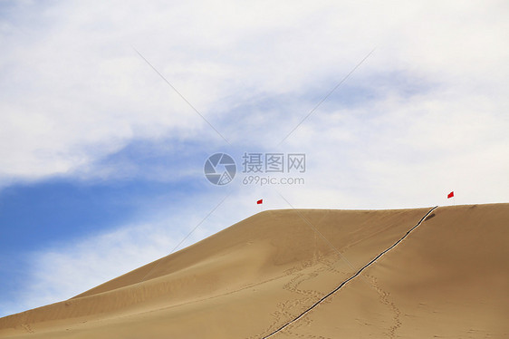 敦煌鸣沙山沙漠沙丘图片