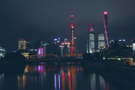 上海风光背景图片