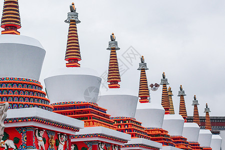 亚庇宗教塔寺庙背景