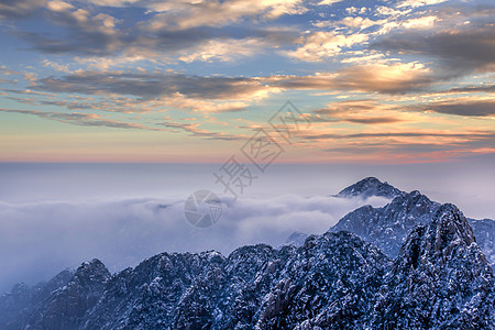 黄山冬季风光图片