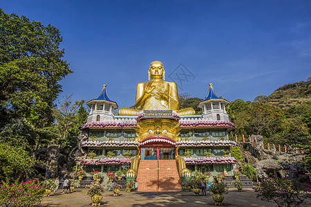 斯里兰卡寺庙斯里兰卡康提佛寺背景