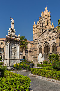 欧洲意大利恢宏的教堂景观高清图片