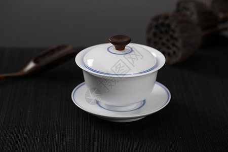 紫砂制作茶具 白瓷茶具背景
