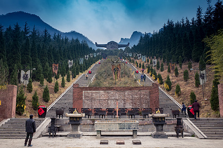 云植物湖北省神农架神农顶背景