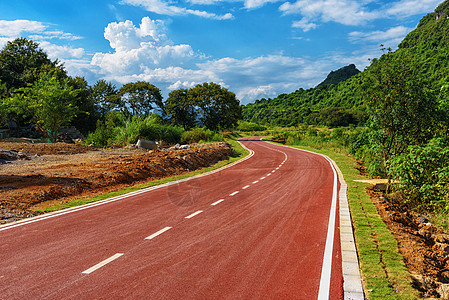 公园户外徒步绿道跑道高清图片