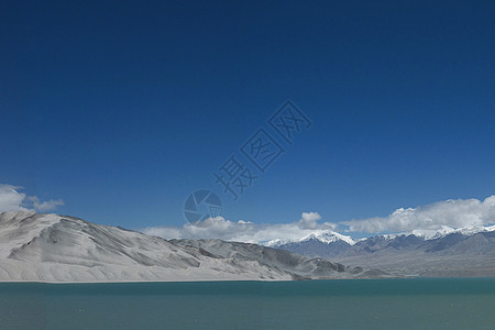 白沙山白沙湖背景