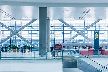 上海虹桥机场上海机场公共空间背景