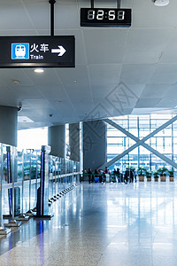 上海机场指示牌图片