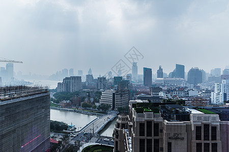 上海浦西建筑背景图片