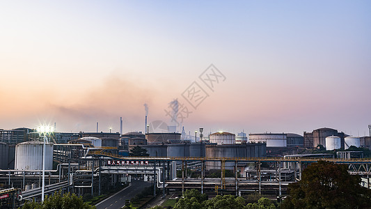 城市地下管廊工厂晨曦背景