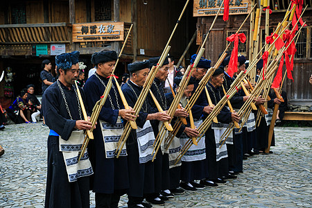 郎德苗寨人文表演演出背景