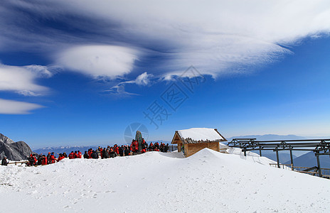 玉龙雪山背景