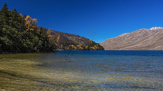 康定木格措川西美景图片背景