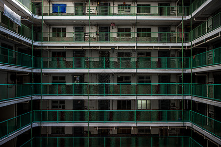 门窗场景香港居民楼内部背景