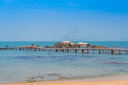 三亚南山寺风景海南三亚天涯海角海滨风景背景