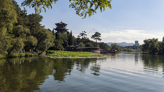 承德避暑山庄背景图片