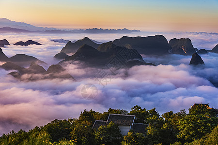 桂林尧山尧山风光背景