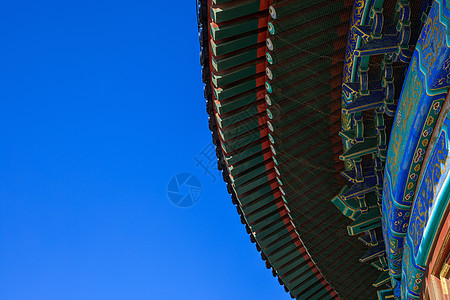 传统元素北京地标建筑天坛背景