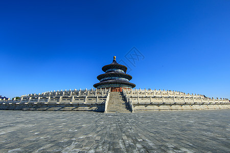 北京地标天坛背景