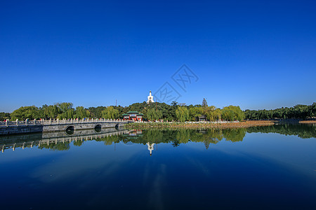 北京景点北京地标北海公园背景