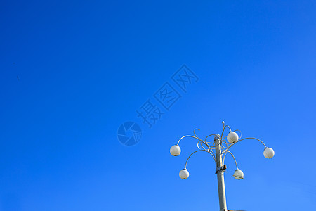 北京的路灯背景图片