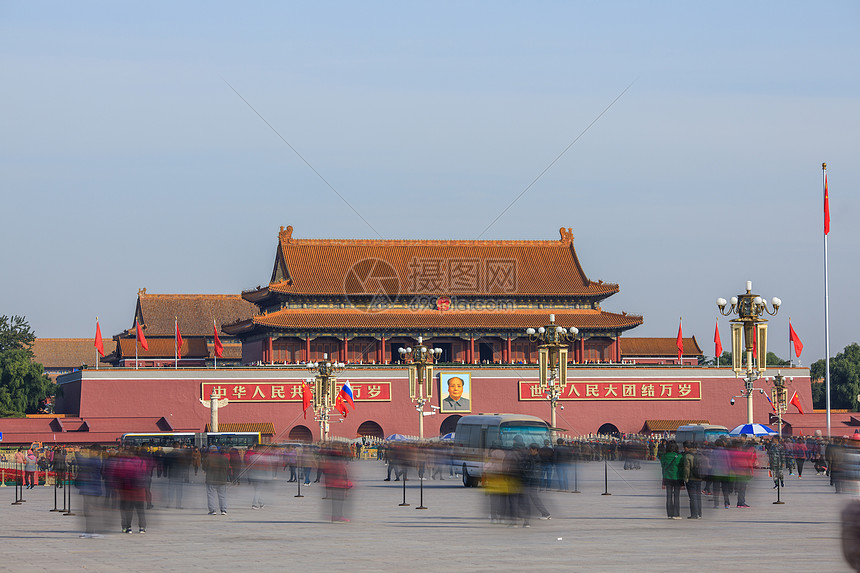 北京的天安门广场图片