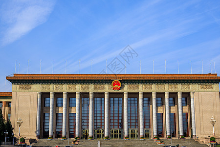 中华人民共和国北京人民大会堂背景