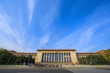 建党节98周年北京人民大会堂背景