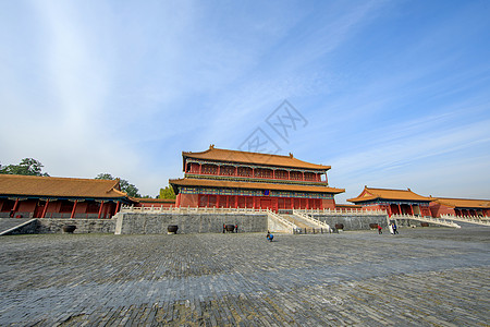 北京古建筑北京CBD高清图片