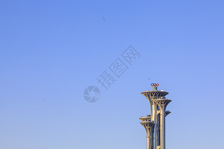 北京奥林匹克公园五环建筑背景图片
