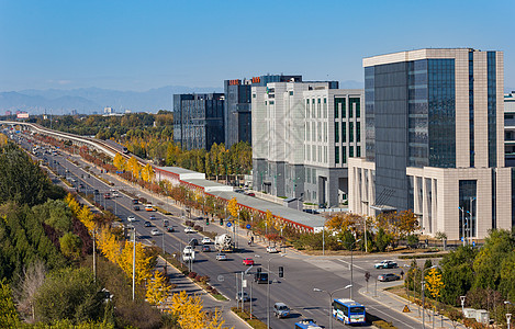 城市道路交通背景图片