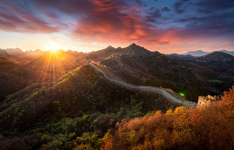 长城风光河北景点高清图片