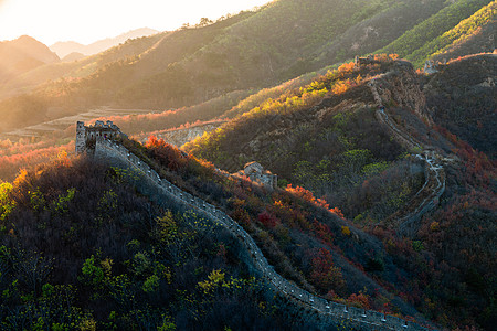 长城风光秋天风景高清图片