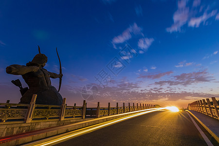 中国风路武汉东湖落雁景区后羿射日图背景