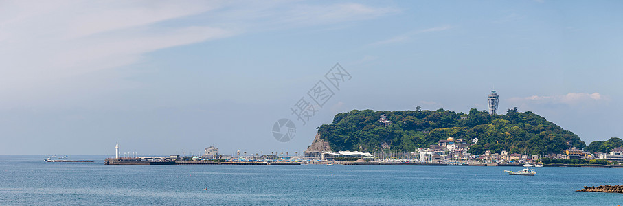 海度假日本镰仓江之岛背景