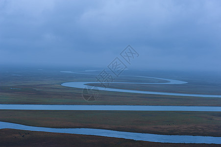 漠河十八弯巴音布鲁克九曲十八弯风景背景