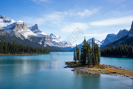 加拿大风景加拿大班芙国家公园背景