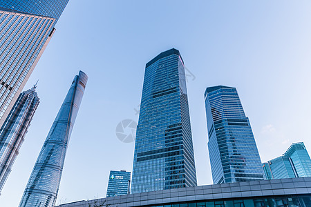 上海浦东城市高楼背景图片