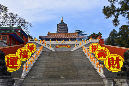 北京八大处公园背景