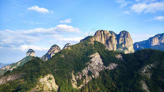 花草美丽的山峰背景