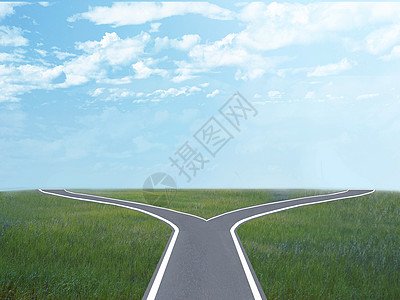 蓝天公路背景图片