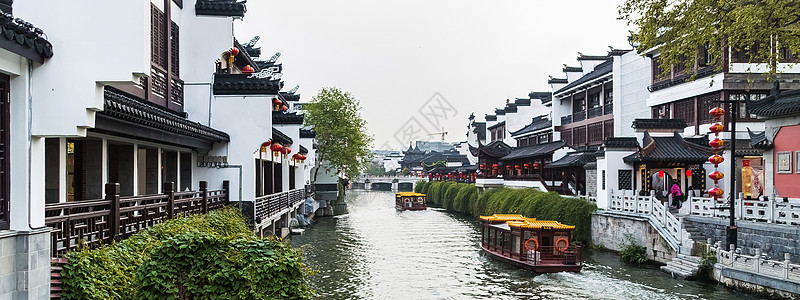 南京秦淮河白天旅游高清图片