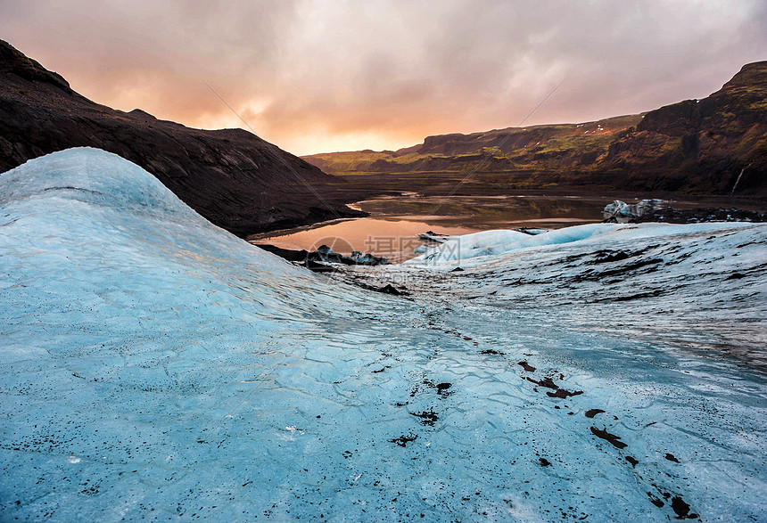 冰岛冰川图片