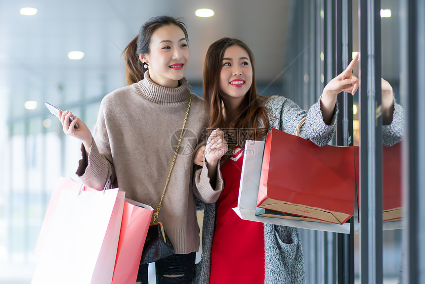 女性商城购物图片