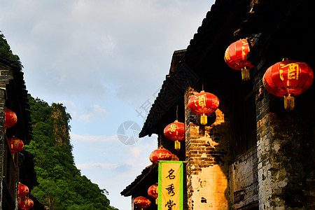 黄瑶古镇黄姚旅行背景