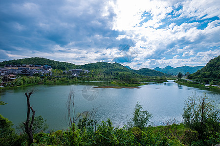 花溪青岩贵州省贵阳市青岩古镇风景背景