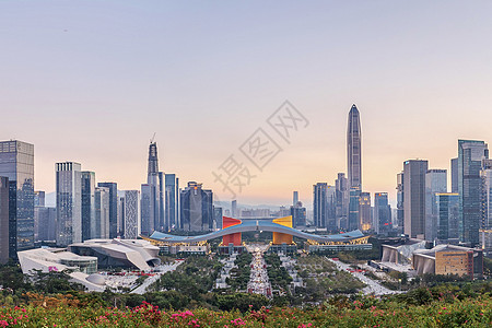 日出鹏城背景图片